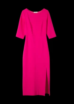 Punto Midi Jurk Met Split