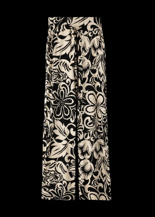 Tricot Broek Met Bloemenprint